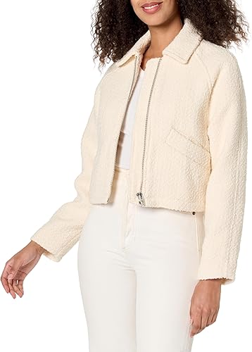 ジャケット・アウター laubeblanc mix tweed No collar jacket Mix tweed No collar jacket – L'AUBE BLANC