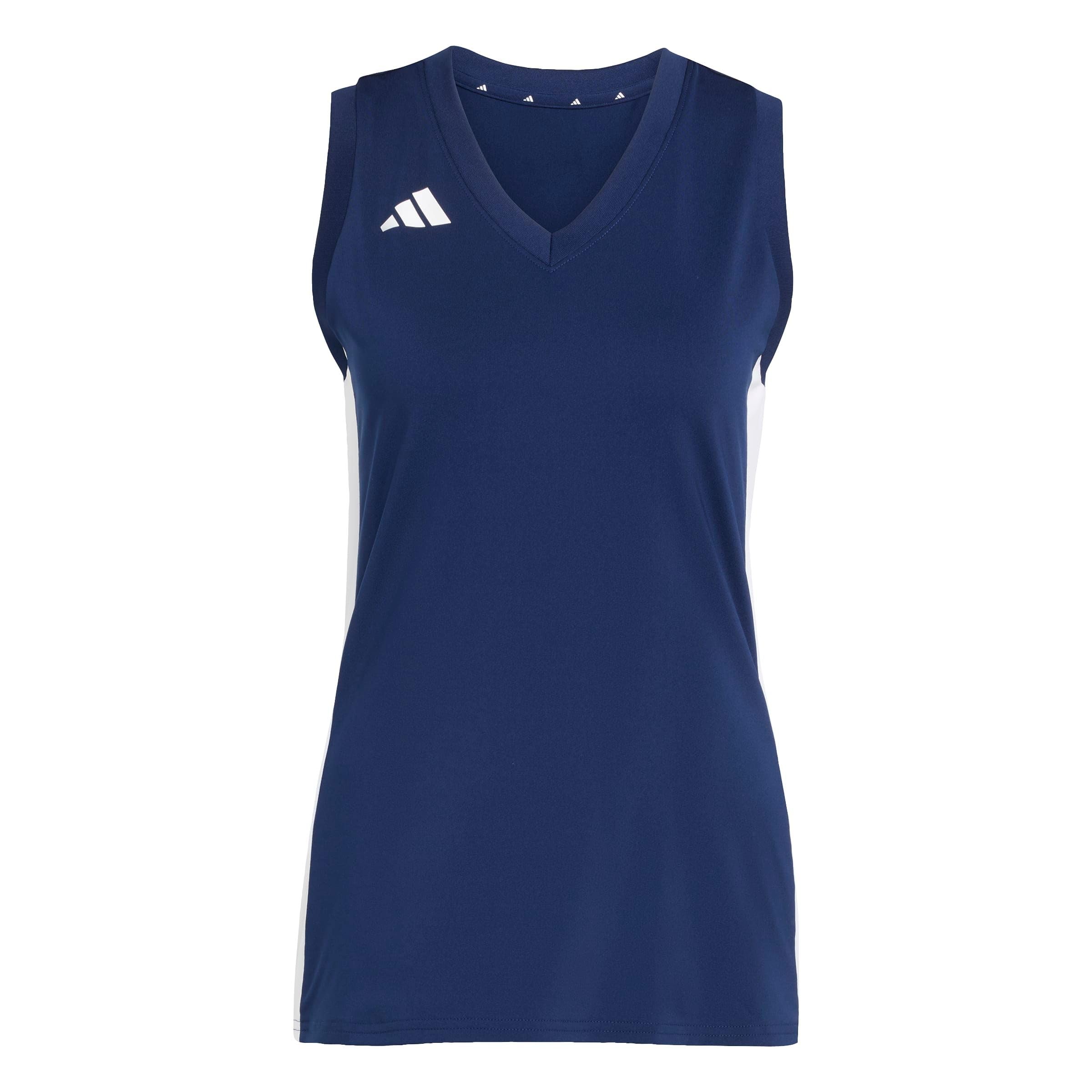 adidas Kobiety Volleyball Quickset Sleeveless Jersey Shirt, team navy blue 2, L
