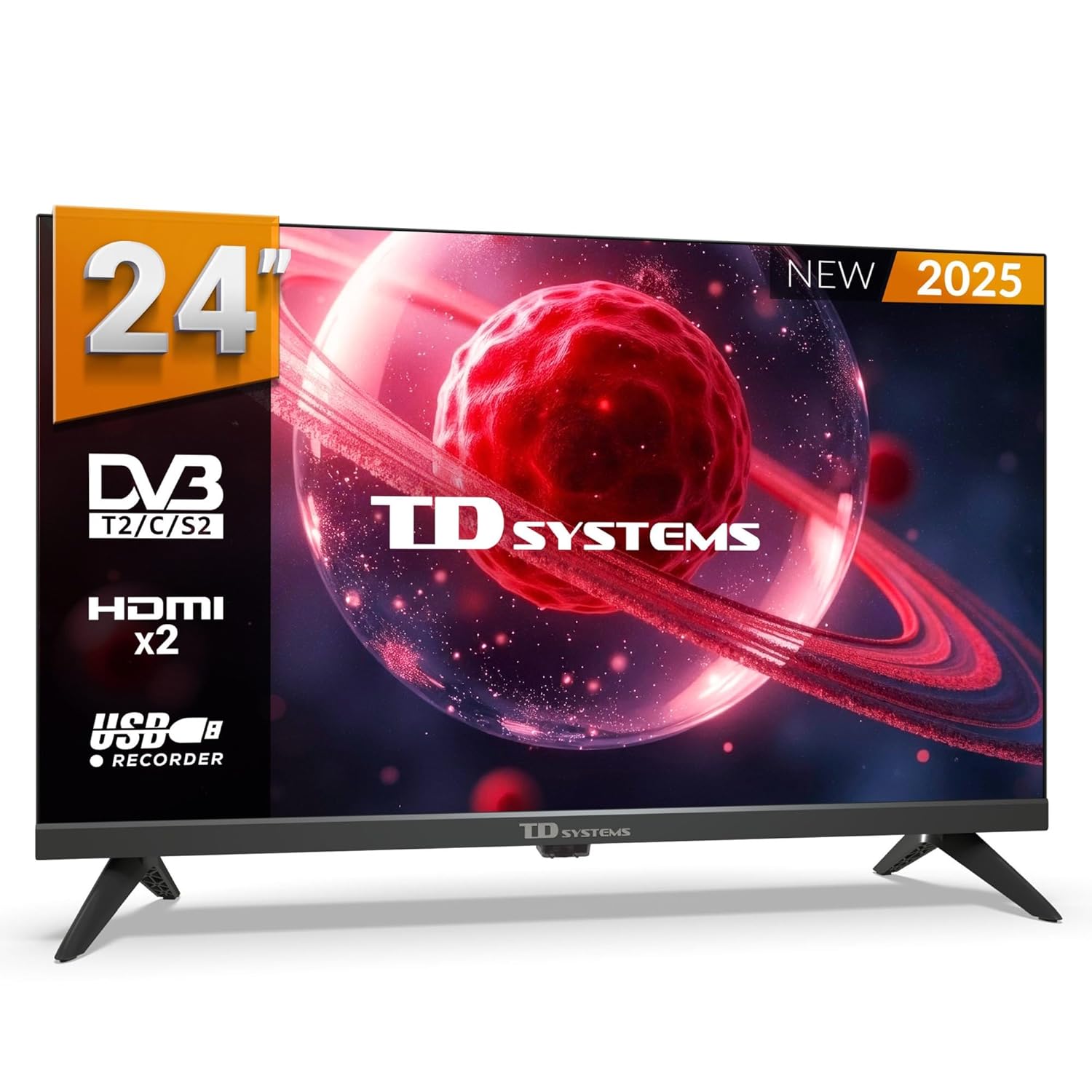 TD Systems - Smart TV 32 Pulgadas, Hey Google Chromecast, Television TDT HD, Android 11, Modelo 2024, Televisor con 3 años de garantía - PRIME32C19GLE
