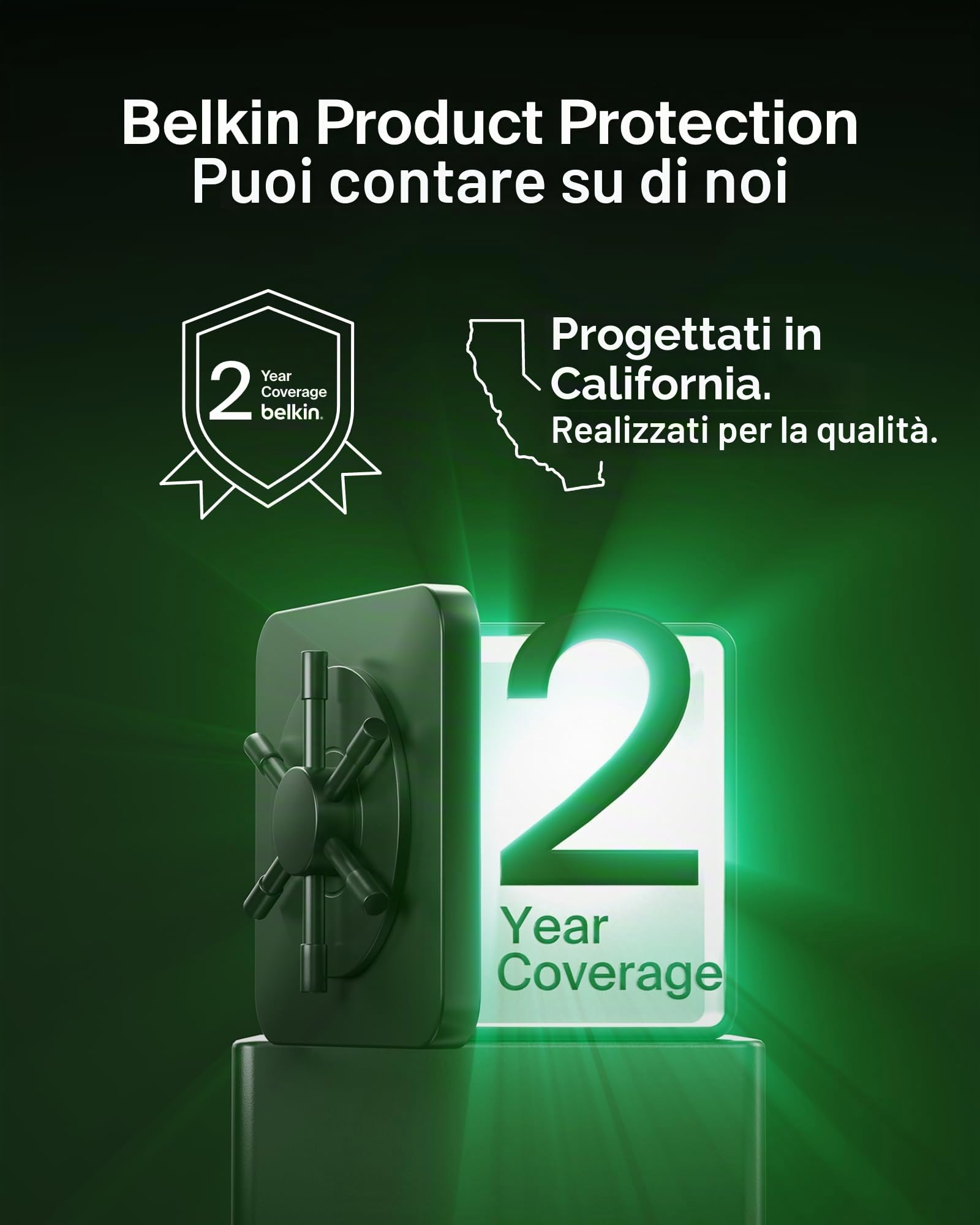 Belkin Cavo HDMI ad Alta Velocità Ultra HD (2018), 4K da 2 metri, Supporto 4K/120 Hz e 8K/60 Hz e Dolby Vision/HDR 10, 48 Gbps