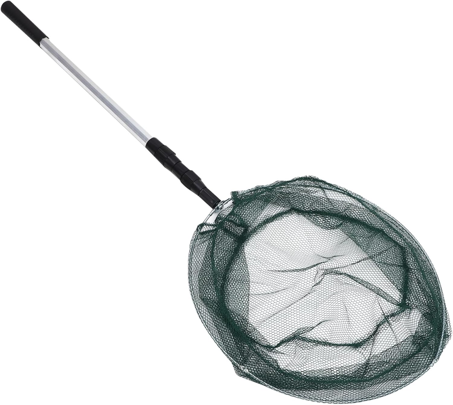 Holibanna 1.5M Fishing Net Foldable Telescopic Fish Net with Aluminum Alloy Handle for Aquarium Use Mesh Design for and Release Lakes