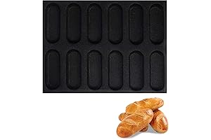 Silicone Hot Dog Bun Pans for Baking