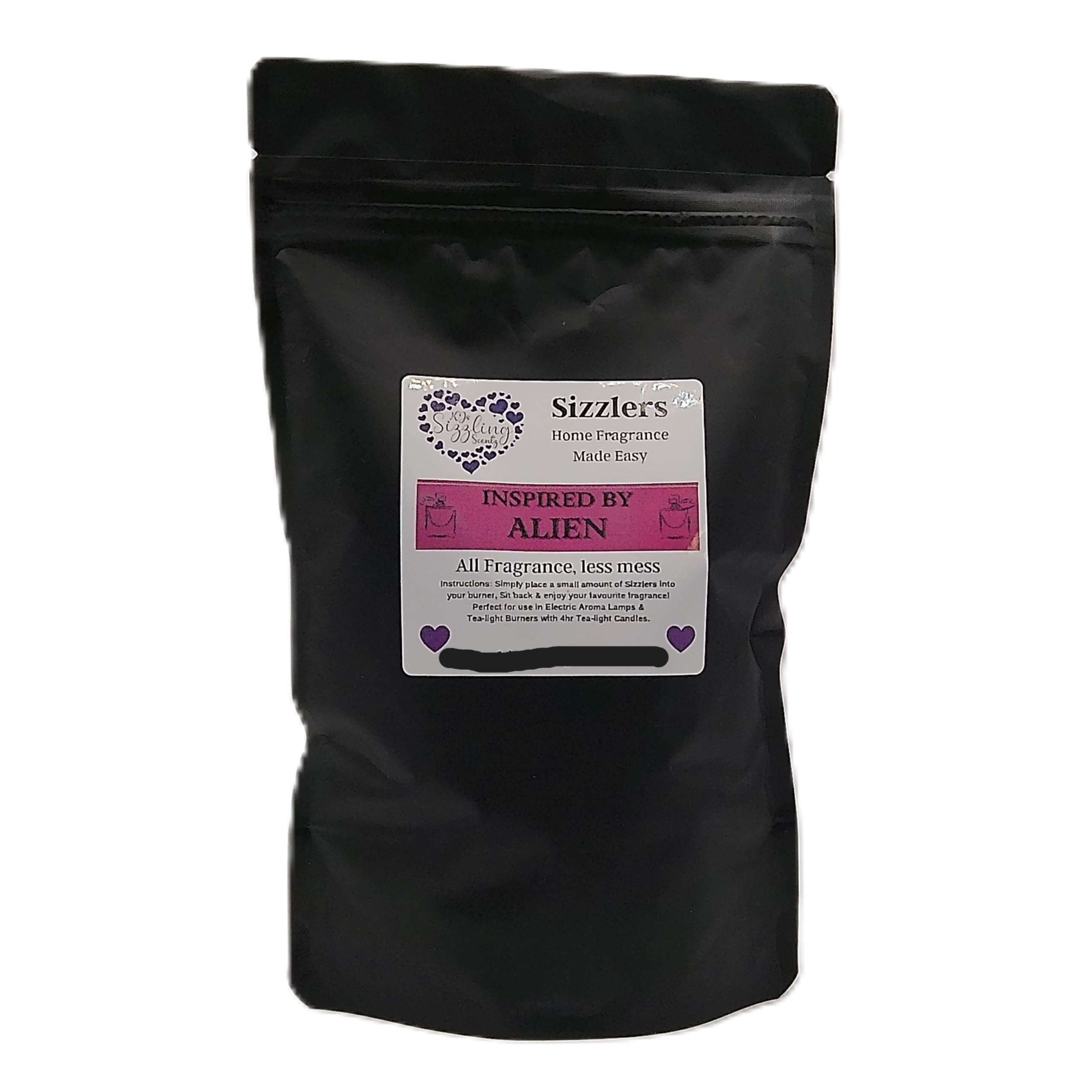 KJs Sizzling Scentz Bumper Bag Scented Sizzlers for Burners - 300g Resealable Pouch, Aromatic Simmering Granules for Oil Burner or Wax Warmer - Mess Free, Best Wax Melts Alternative. (Sauvage)