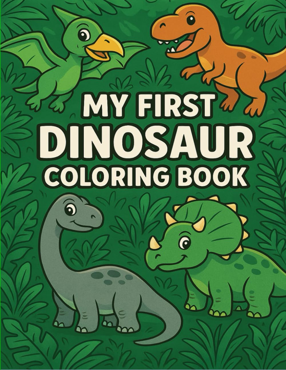 My First Dinosaur Coloring Book