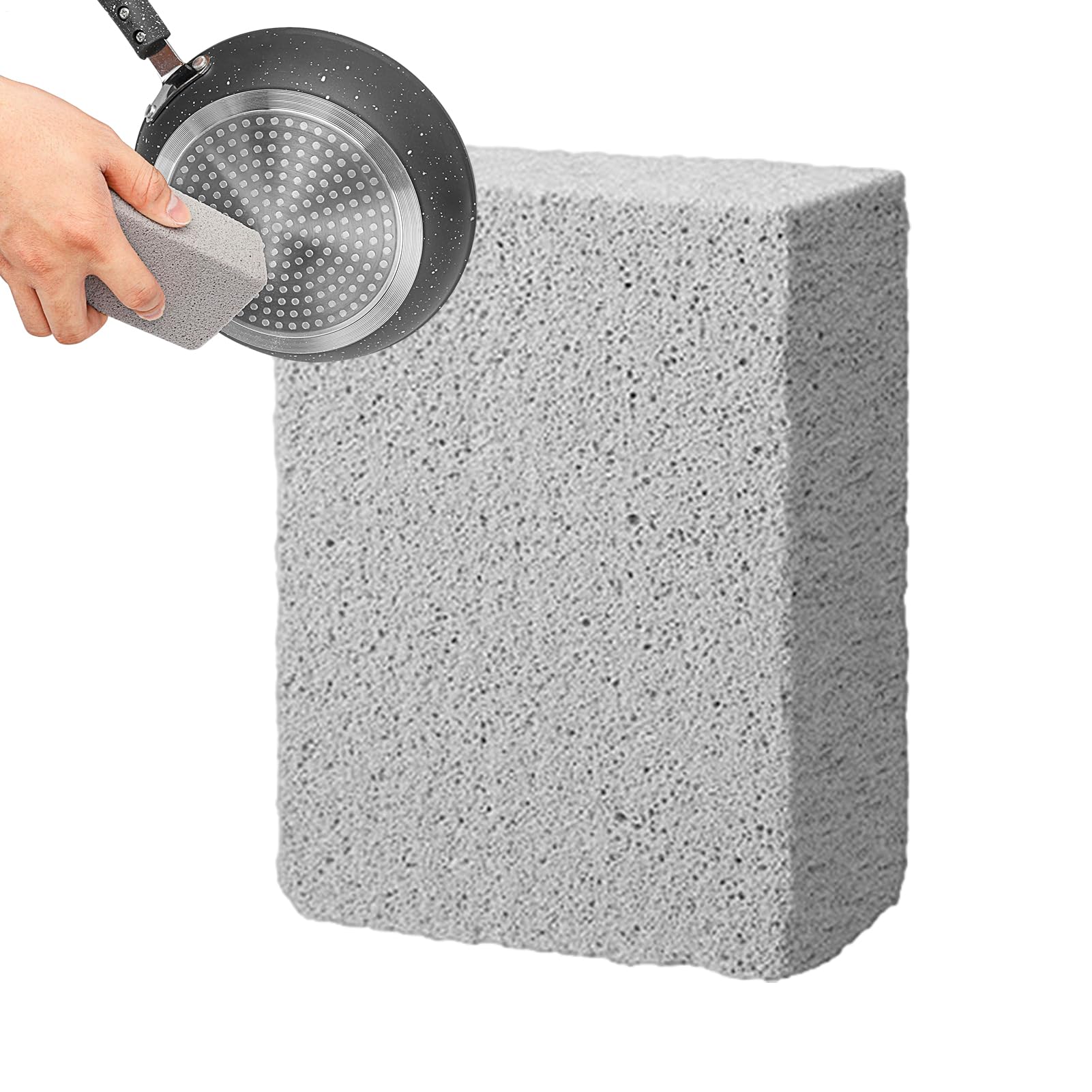 Bloque De Limpieza - Paquete De 8 Estropajos Para Eliminar Manchas | Difíciles | Limpiador De Azulejos Para Piscinas Y Herramienta De Fregado | Piedra Pómez Resistente E Inodoro Para Azulejos D