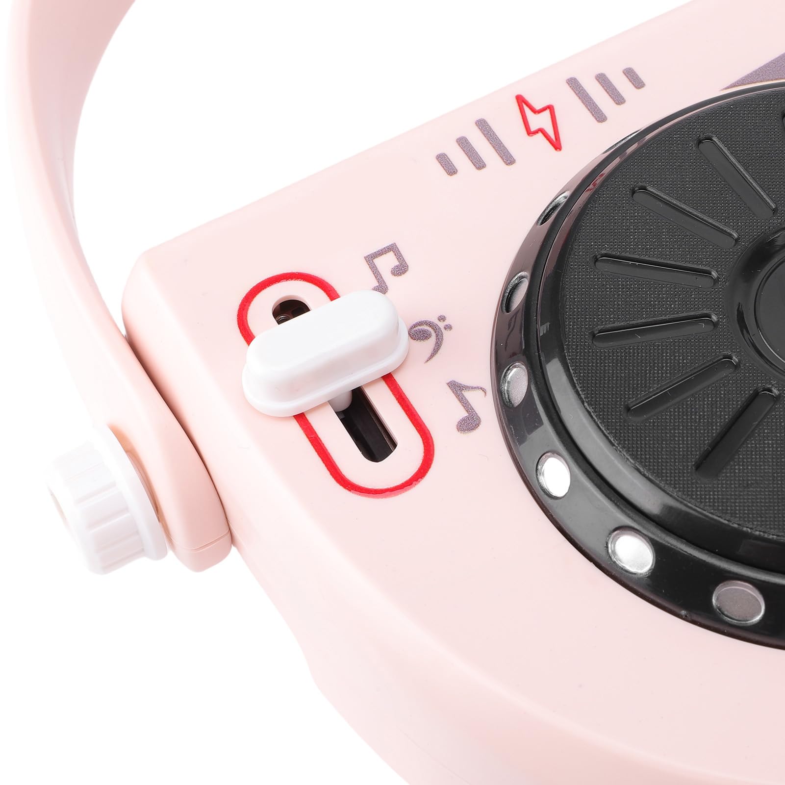 Tosuny Giocattolo per Chitarra Bluetooth per Bambini | Giocattolo Elettrico per Bambini Pieghevole Senza Corde per Strumento Musicale (PINK)