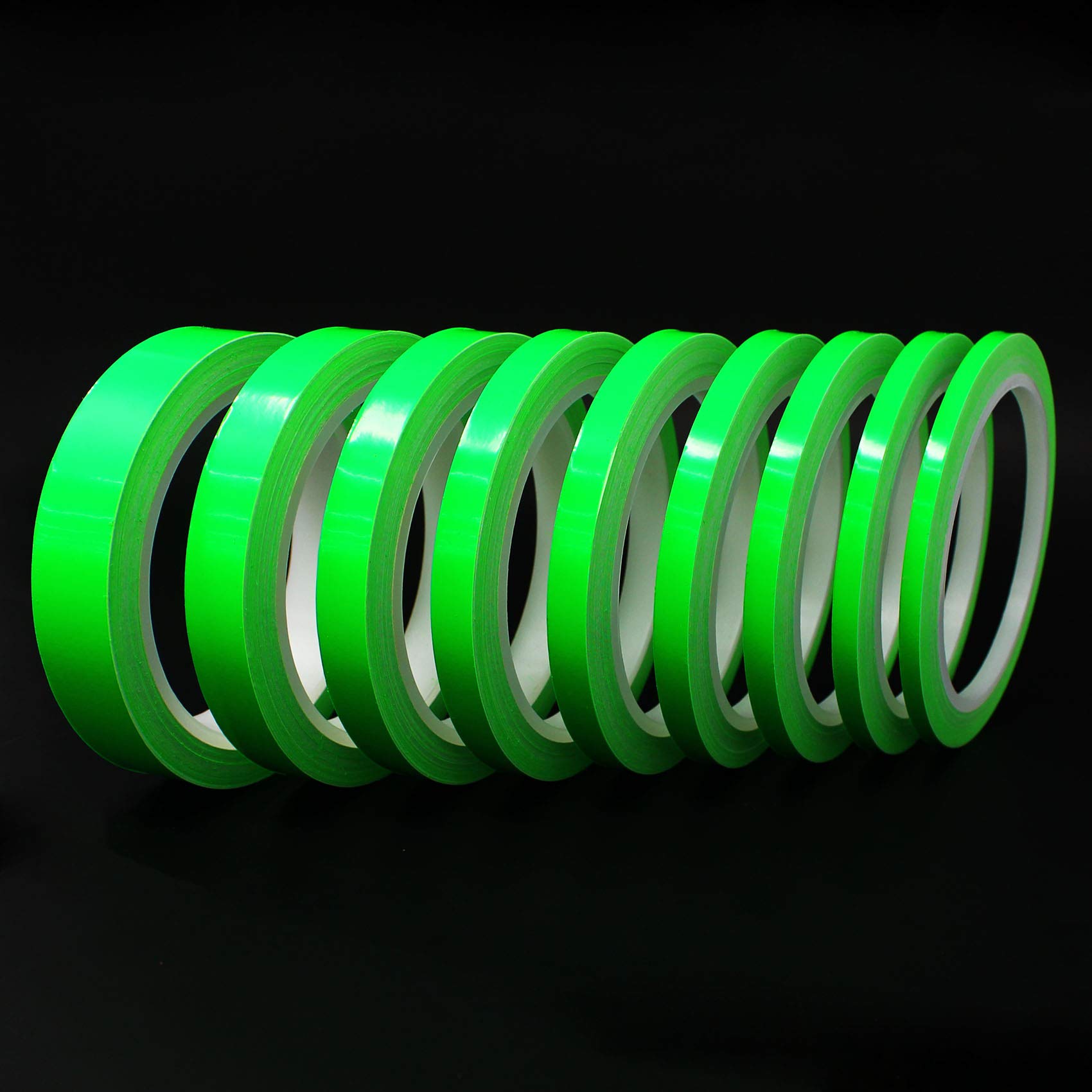 Folia Strisce Adesive Decorative Auto Moto Barca Modellismo 10m Verde Neon