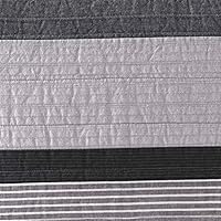 Vista 7 de NAUTICA Colección Vessey Colcha reversible y ligera, 100% algodón, prelavada para mayor comodidad, fácil cuidado, lavable a máquina, individual, gris