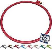 Vista 14 de Aro de bordado de plástico de Maker Susan, Serie Hello, aros de punto de cruz para principiantes, aro para punzón con aguja, marcos de bordado