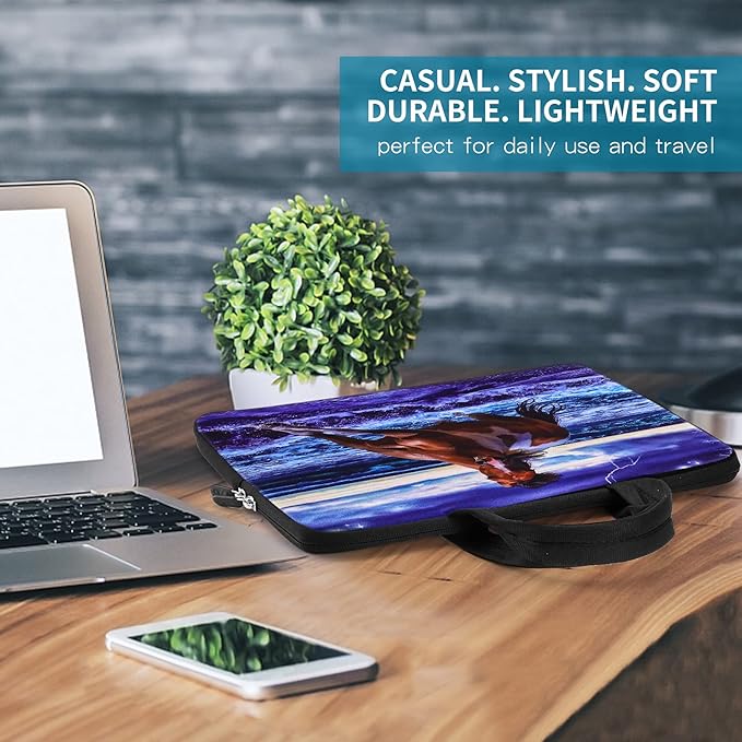 Funda para laptop iColor 15.6 pulgadas Neopreno Azul miniatura 3