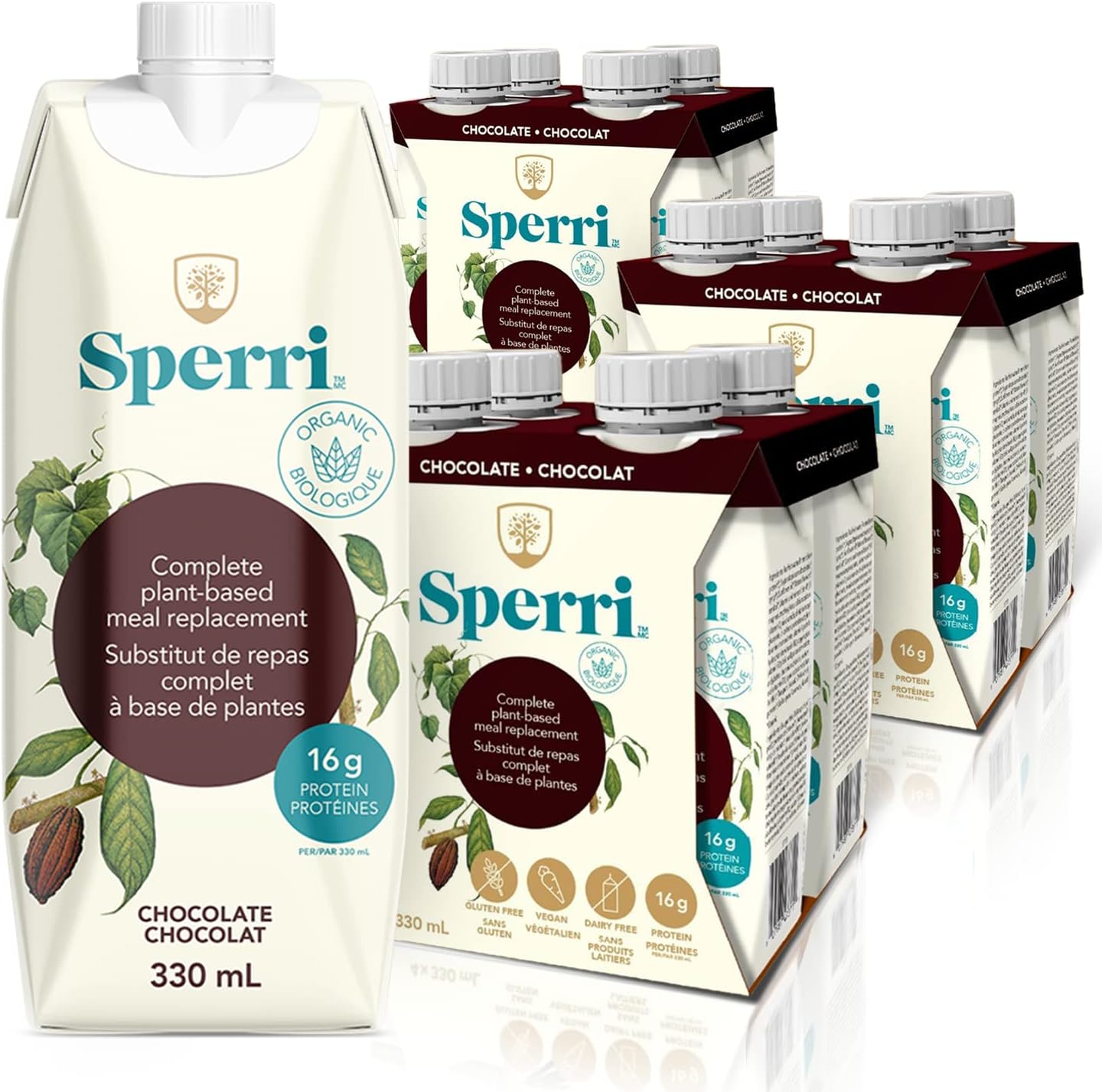 Sperri Complete PlantBased Meal Replacement Drink 16g of Protein