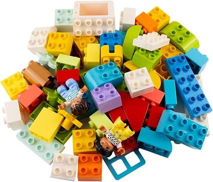 Lego® DUPLO® Steine bunt gemischt - 60 Stück - Basic Steine Bausteine Bausteine-Box - Konstruktionspielzeug