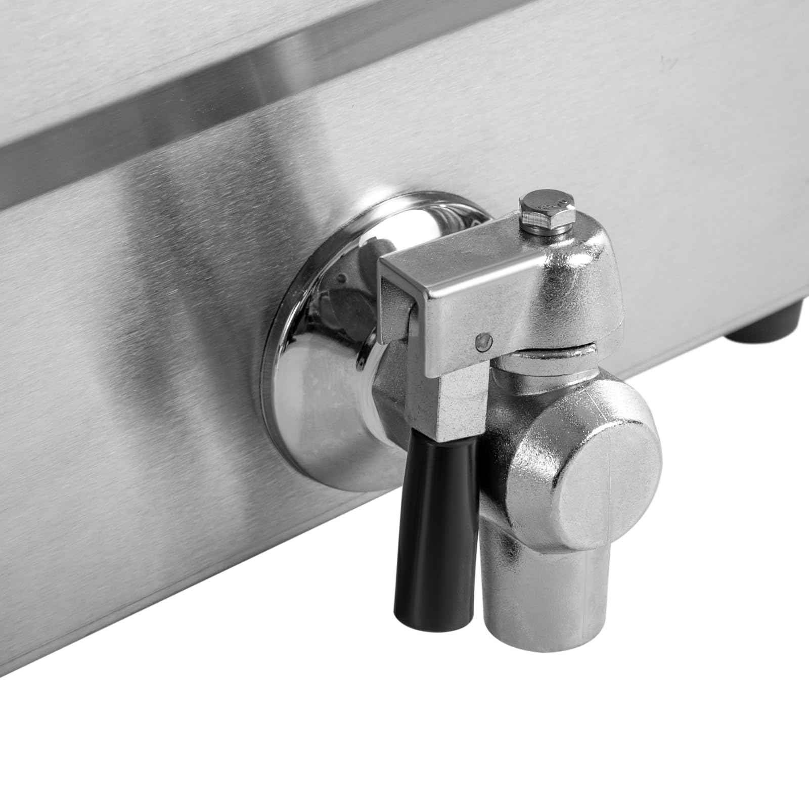Friggitrice elettrica in acciaio inox, 6000 W, friggitrice professionale da tavolo, regolazione continua della temperatura 60 – 200 ℃, 10 l x 2 cestello e coperchio, friggitrice ad olio, padella