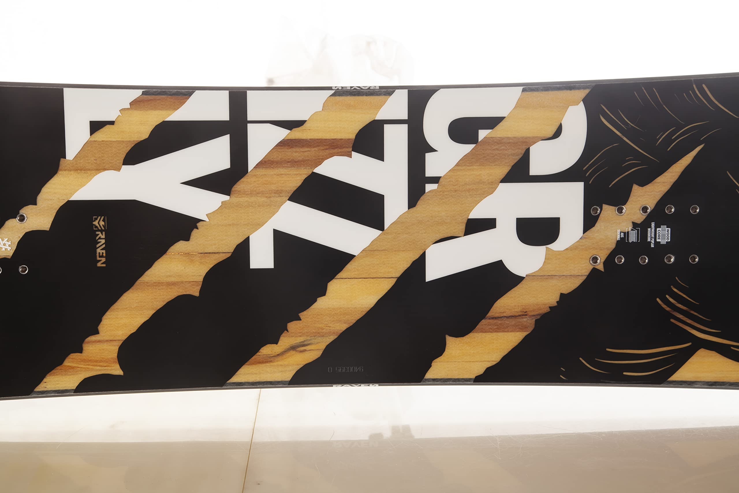 RAVEN Snowboard Set: Snowboard Grizzly + Bindung Fastec FT360 Black