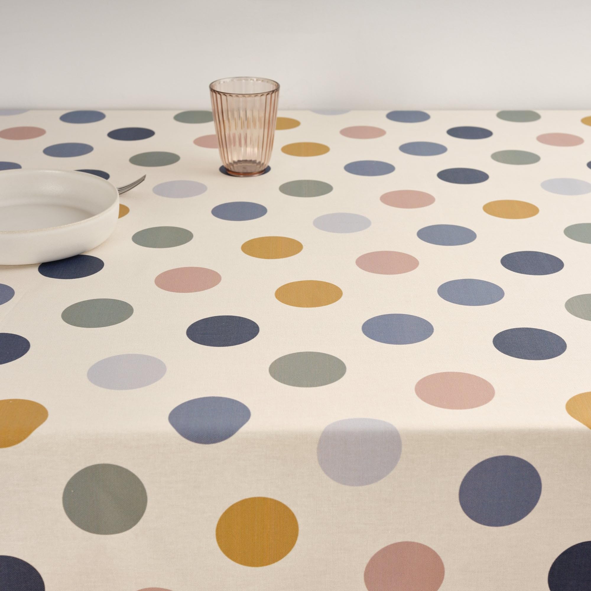 BELUM | Tovaglia XL 250x140 cm Antimacchia 100% cotone resinato, Tovaglia NO Hule, Tovaglia Tatto Cotone, Tovaglia Impermeabile, Tovaglia Antimacchia Repellente Liquido