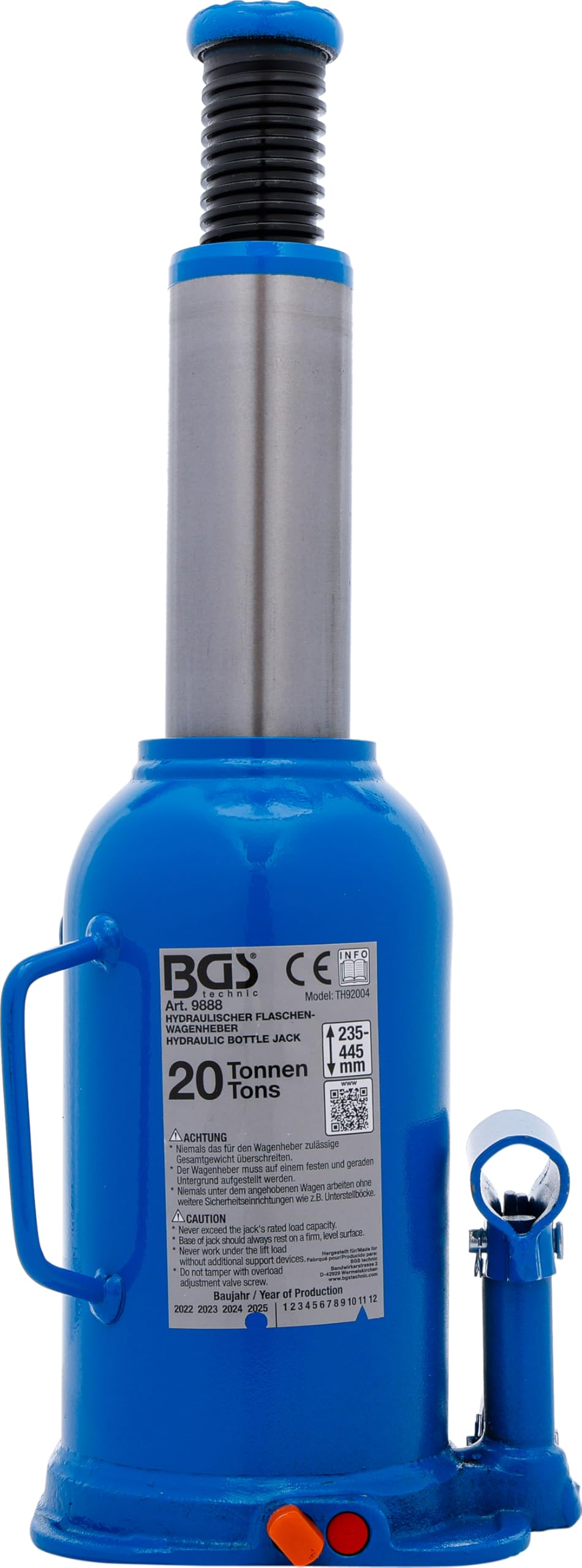 BGS 9888 | Cric à vérin hydraulique | 20 t