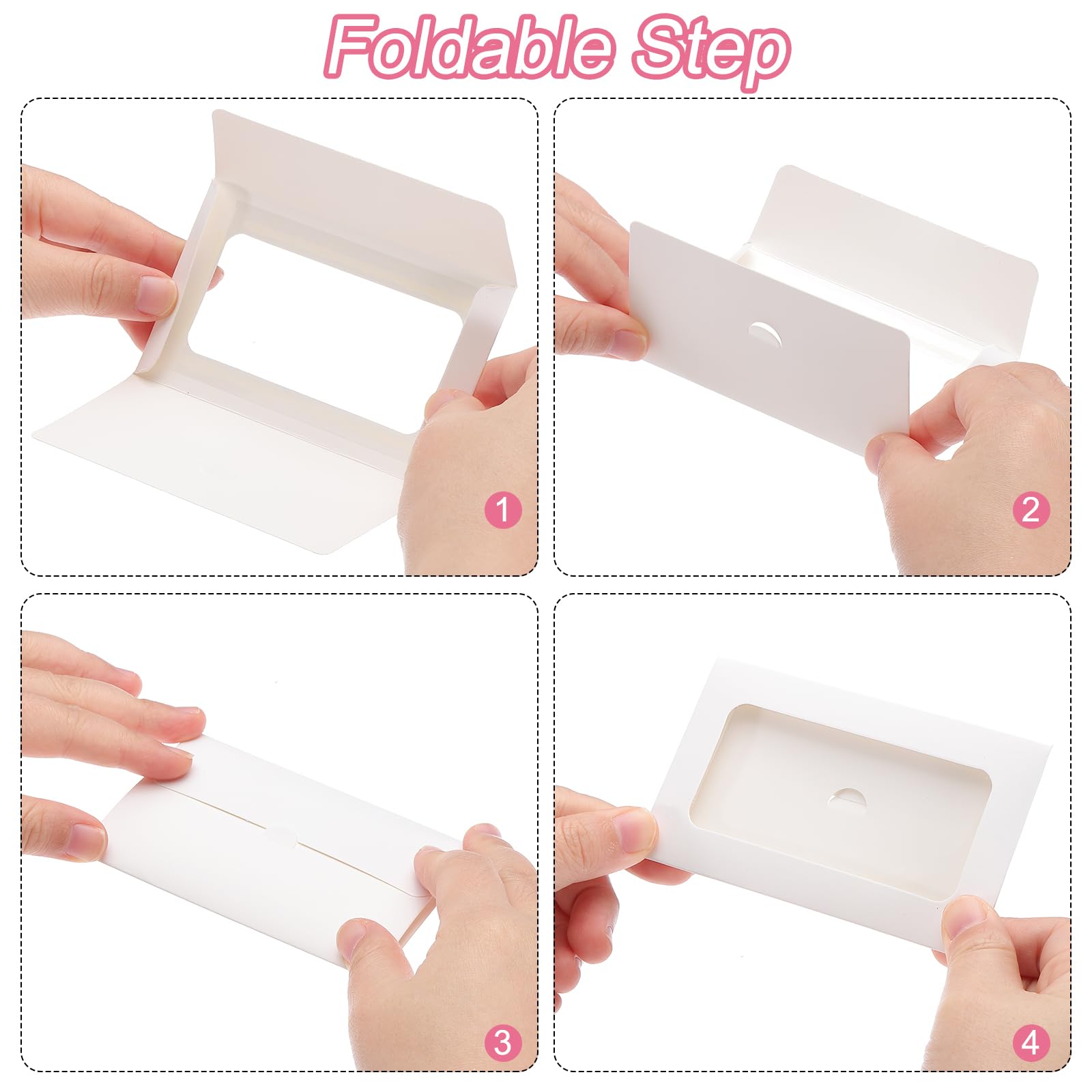 PATIKIL 3.9 x 2.4 Inch Card Envelope with Window - Image 4