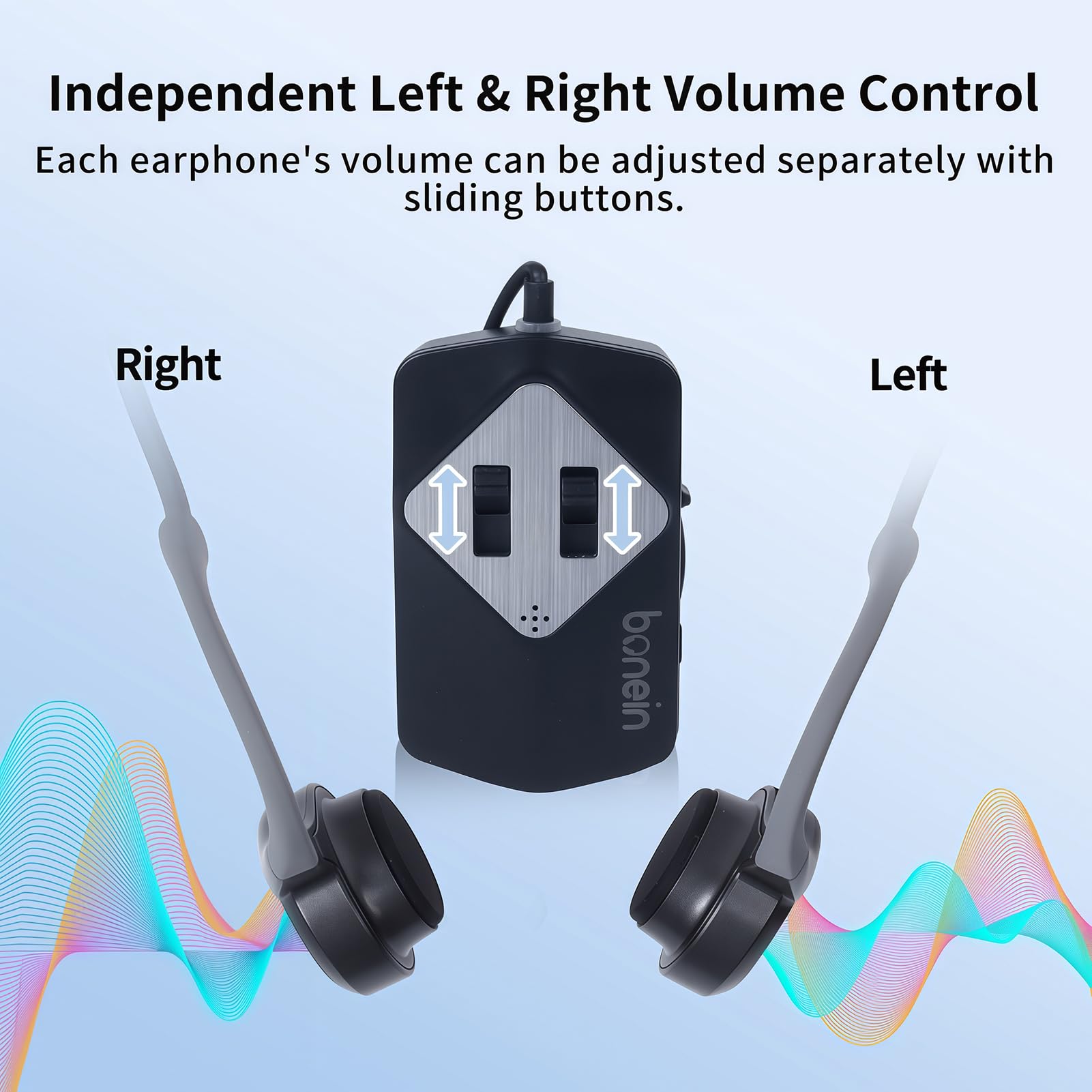 bonein Bone Conduction Hearing Headphones, 7 Audio Modes, Non-Intrusive Design, Ideal for All-Day Comfort and Everyday Use 3