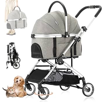 Amazon.co.jp: LPOTIUS アルミ軽量 ペットカート 分離型