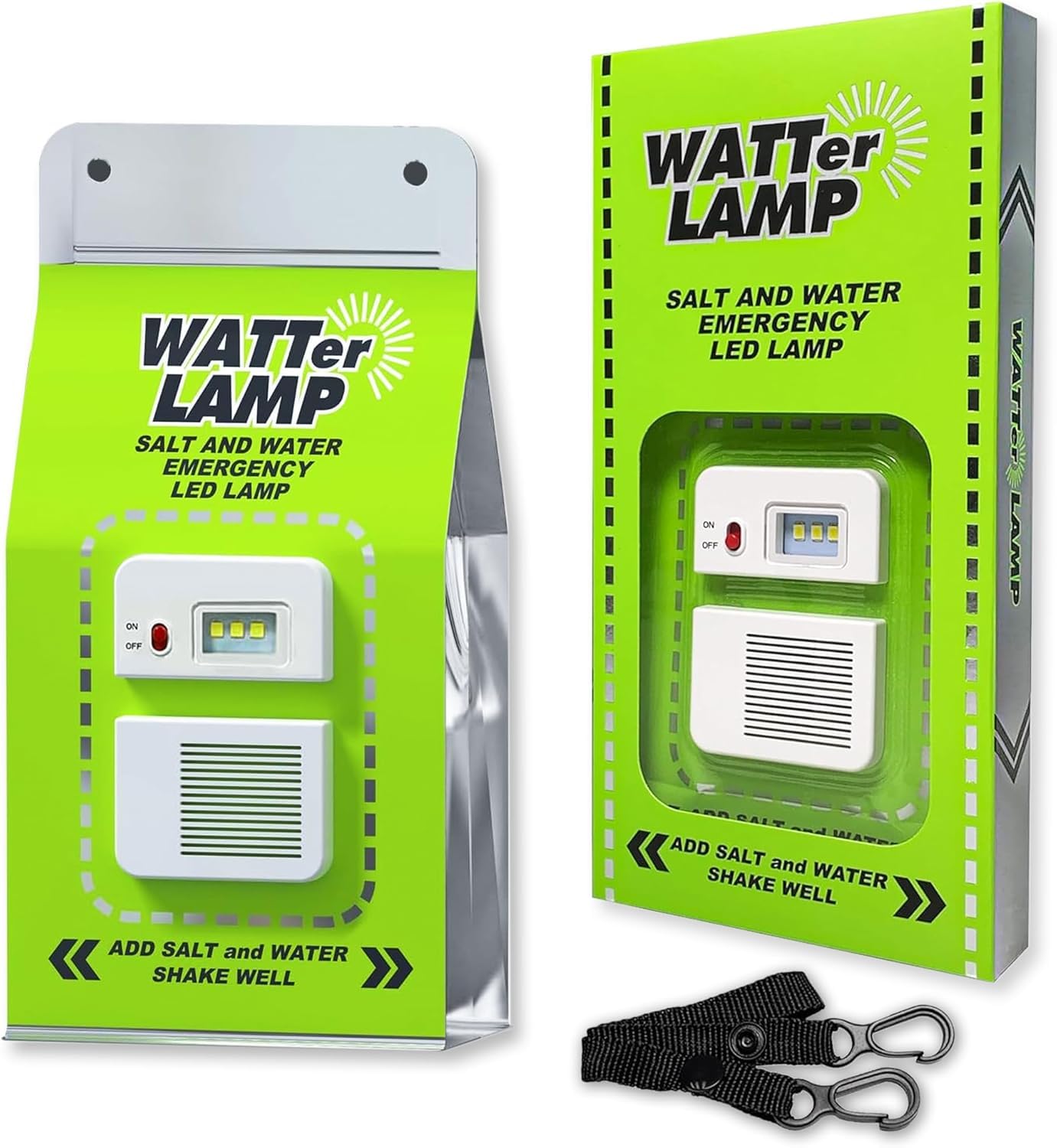 Lampe d'eau salée : l'éclairage de secours indispensable pour panne