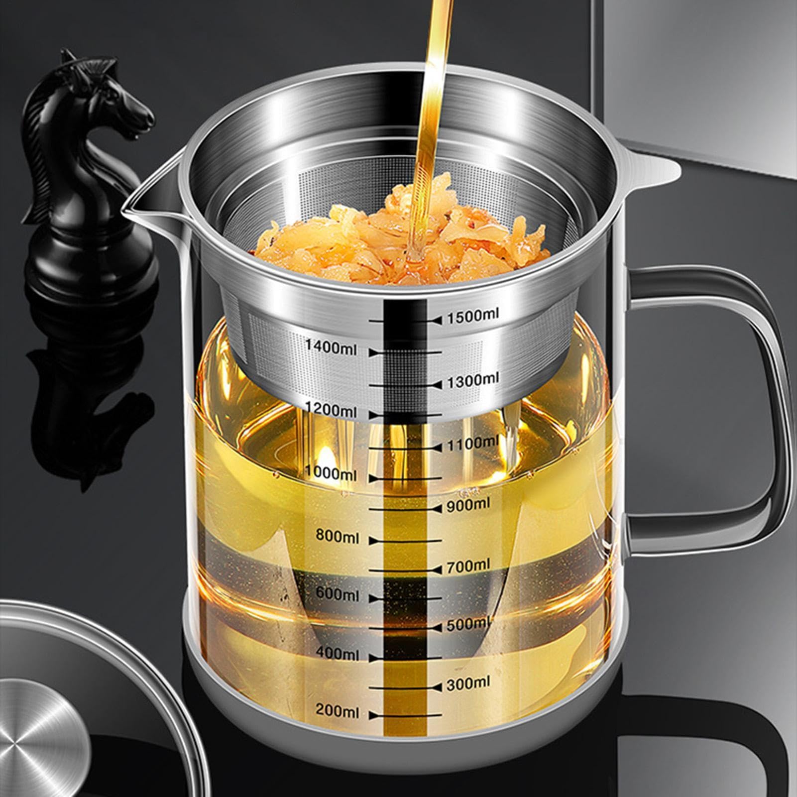 Filtro 'olio in acciaio inossidabile - Vaso per la conservazione 'olio con