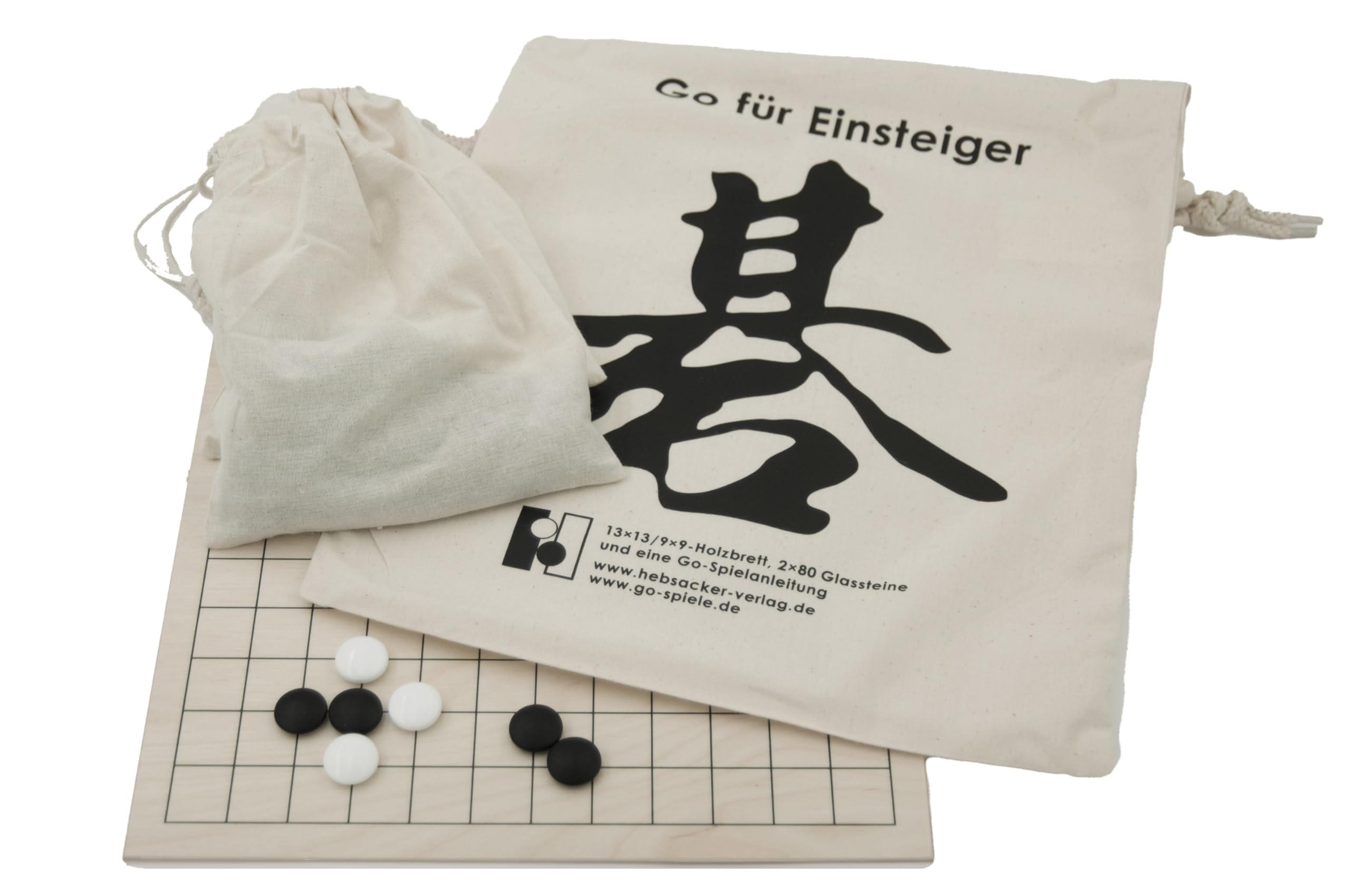 Go-Set für Einsteiger (mit 13x13/9x9-Brett)