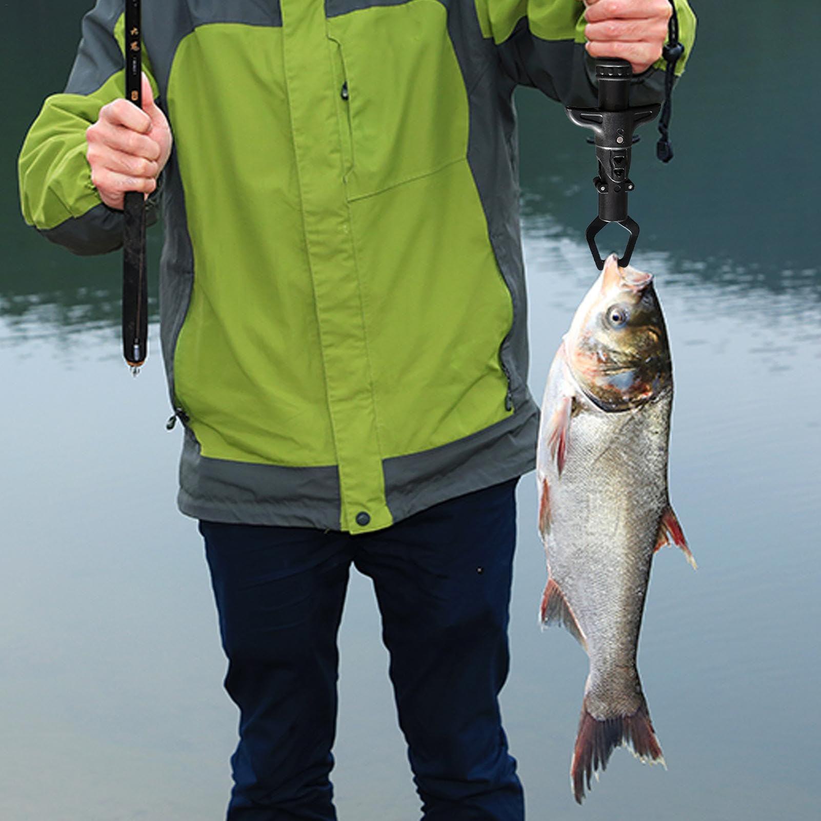 Pinza per Labbro di Pesce, pinze da Pesca, Supporto per Labbro, Strumento Professionale per atterraggio del Pesce, Pinza per Pesci e Pinza per Una Pesca sicura