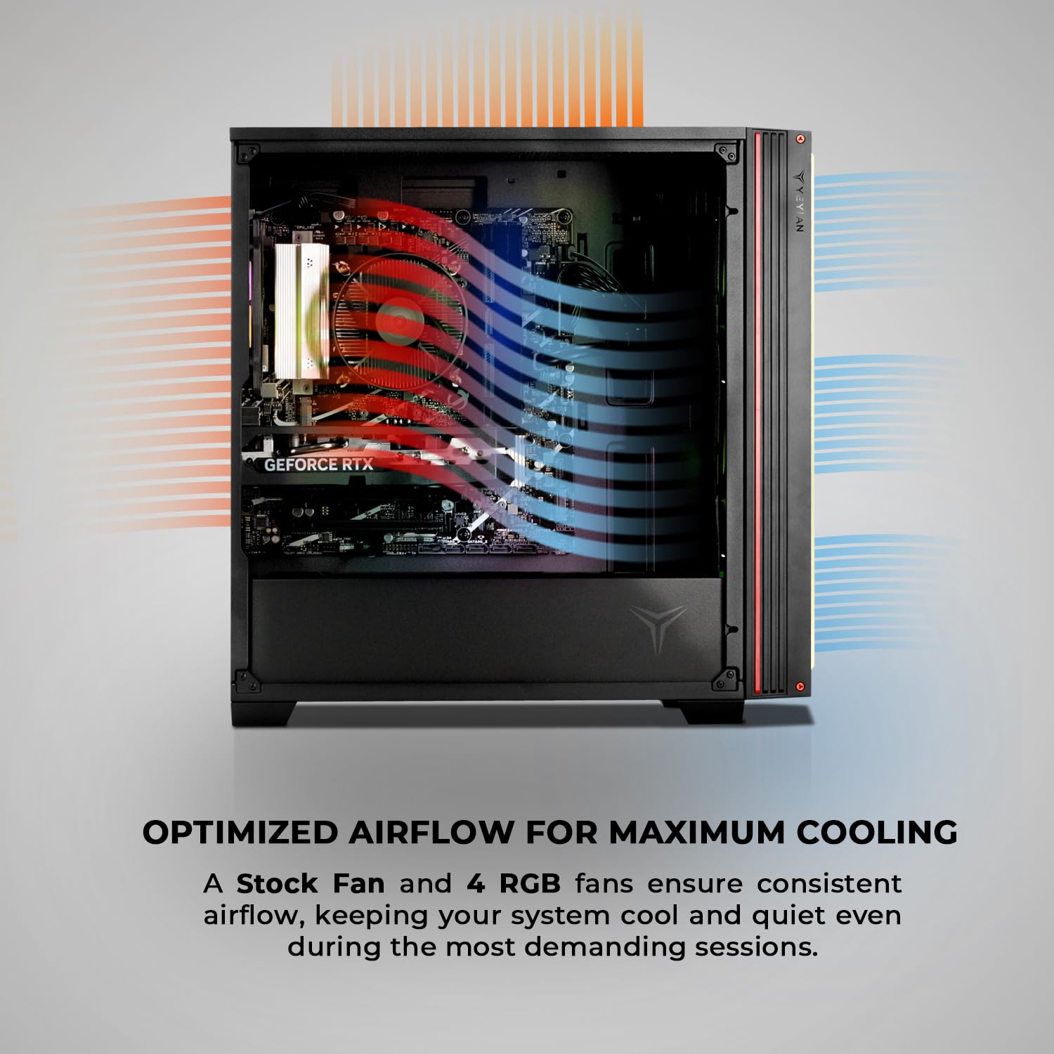 Amazon.com: YEYIAN Gaming PC. Core i5 14400F, RTX 5060 8GB GDDR7