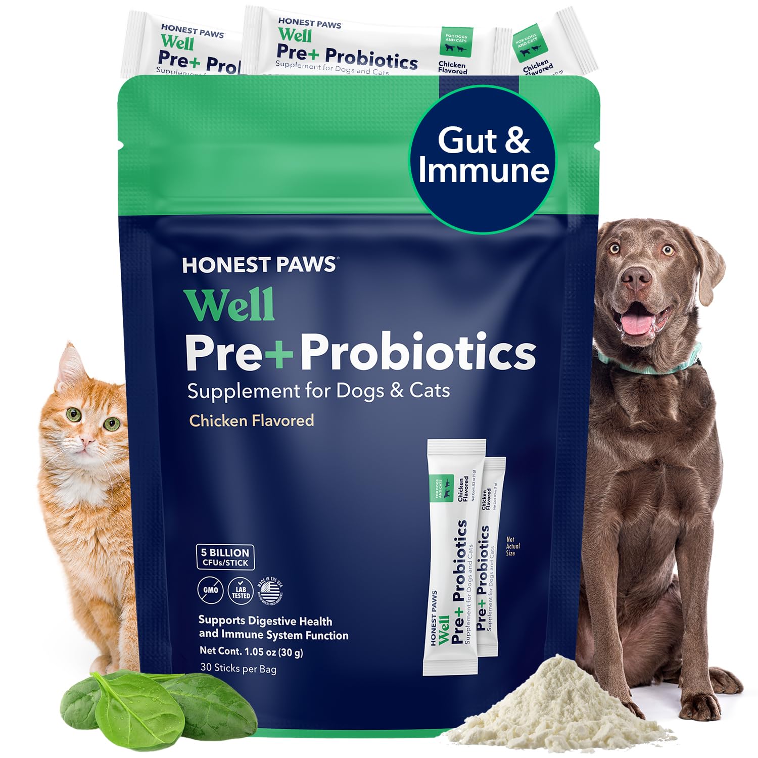 Honest Paws Pre + Probiotics