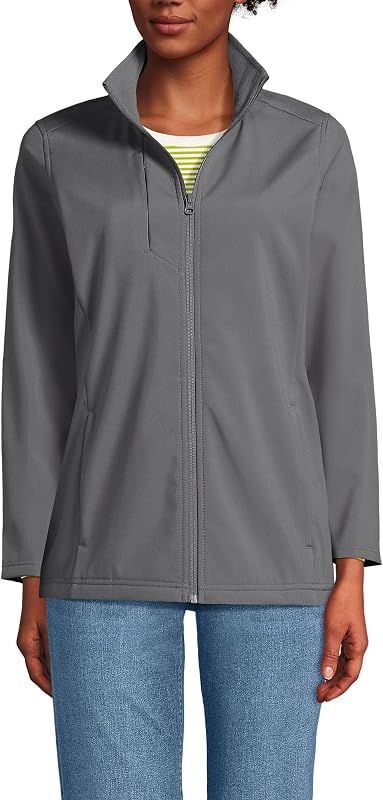 Lands' End Women's Soft Shell Fleece Jacket