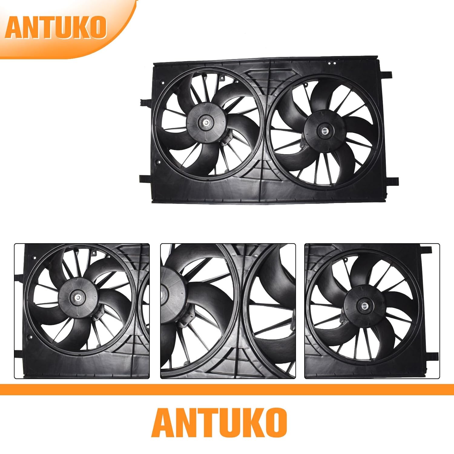 Radiator Cooling Fan Assembly Replacement for Com-Pass 2013-2017 Replacement for Avenger 2007-2014