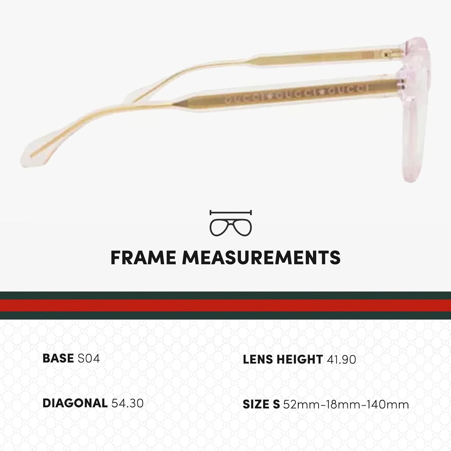 Gucci GG0566ON Designer Fashion Eyeglasses Stylish Cat Eye Rectangular Frame Eyewear with Luxury eSHADES Kit - Embrace Sophistication and Elegance - Image 5