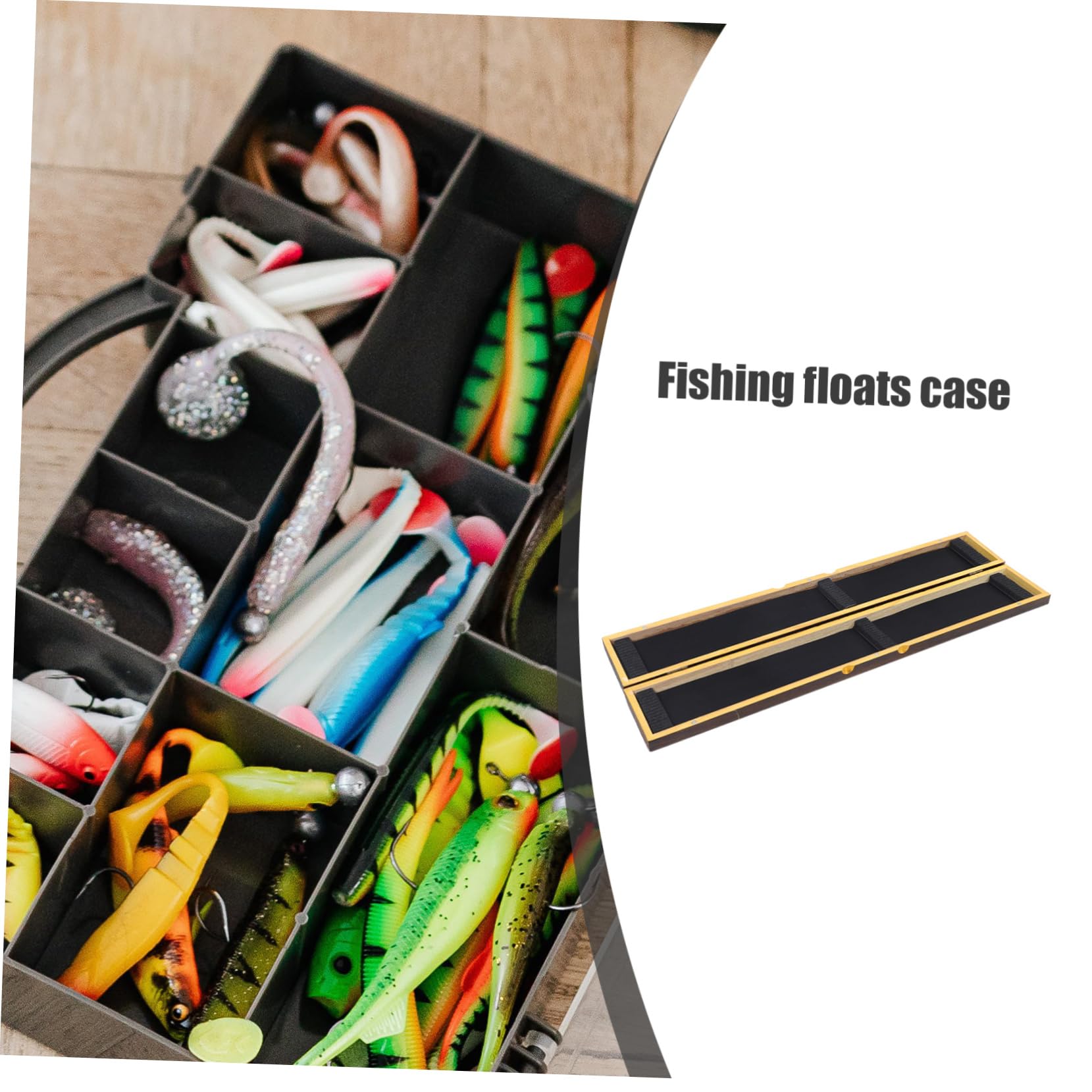 UPKOCH Contenitore per Esche da Pesca Galleggiante per Pesci Organizer Portatile per Attrezzatura da Pesca Contenitore per Esche da Esterno