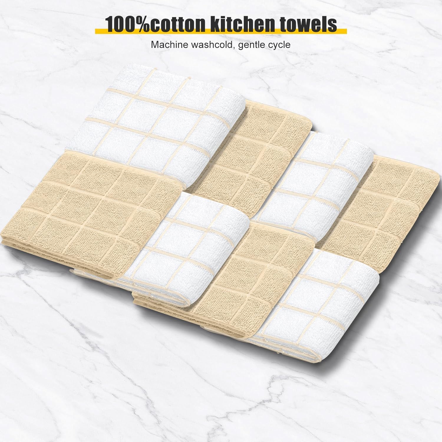 Juego de 12 manoplas de horno, paños de cocina con soportes para ollas, juegos de toallas de cocina, guantes de horno, almohadillas para ollas, resistentes al calor, 500 grados, con superficie de