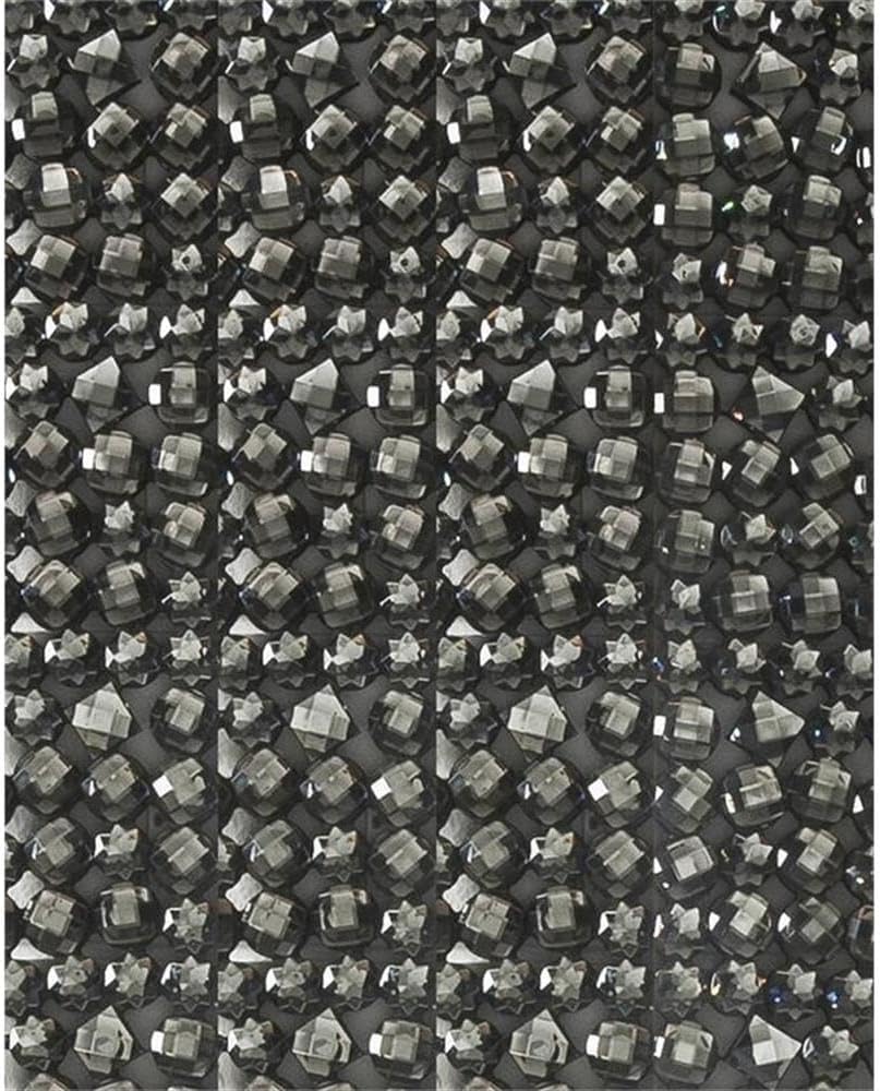 Acme Kachina Wooden Frame Wall Decor Mirror with Faux Gems Trim in Mirrored