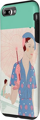 Vista 29 de iPhone XS Max Art Taste Beauty Leaves of Feminine Elegance Umbrella Lady Case
