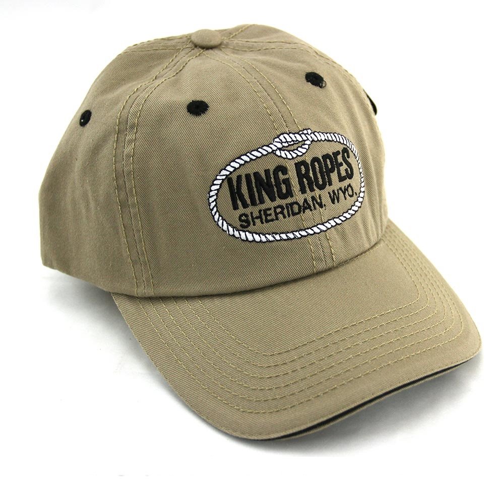 Kings Saddlery King Ropes Base Ball Caps (Khaki/Black) Apparel