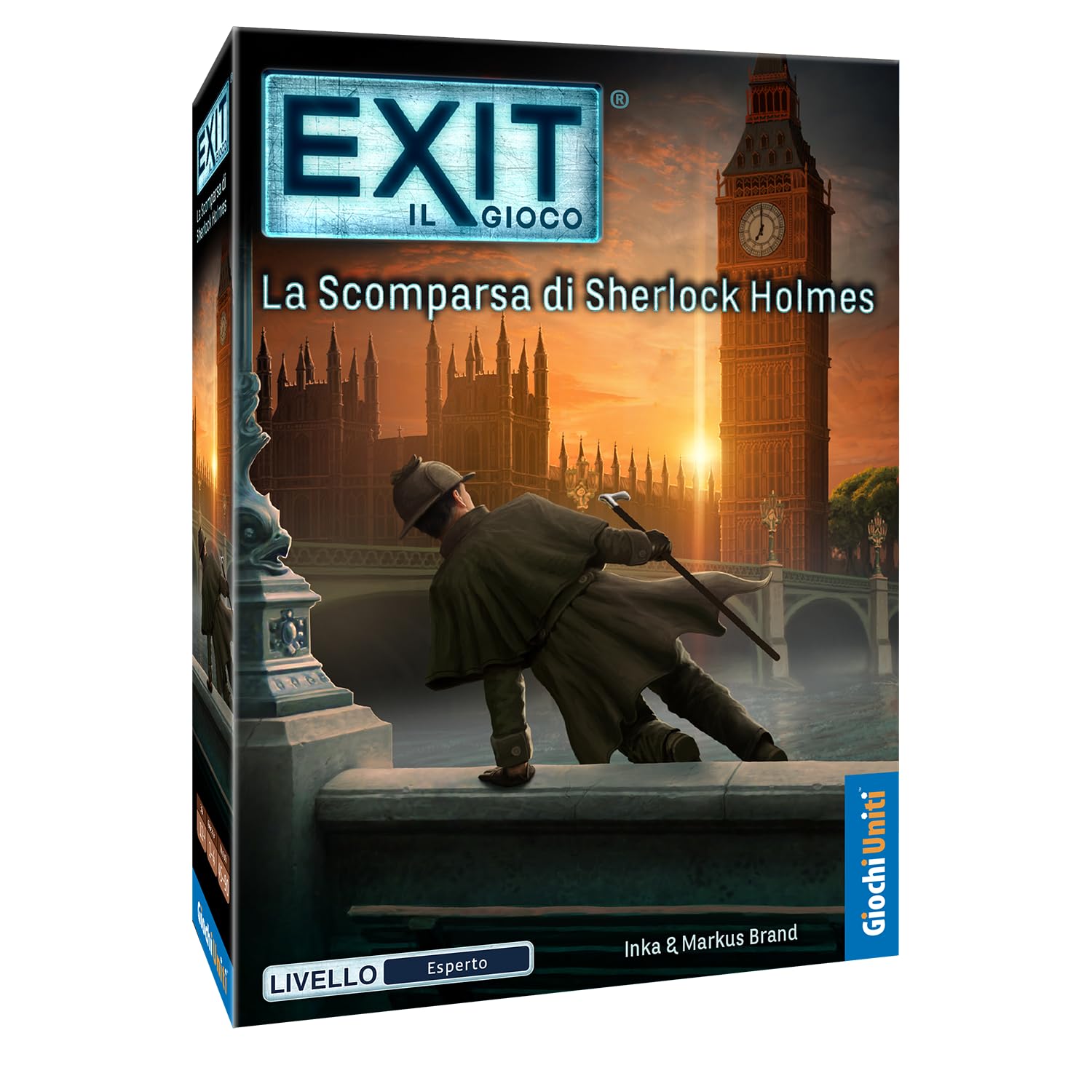 Giochi Uniti - Exit - La Scomparsa di Sherlock Holmes, Escape Room, 1-4 Giocatori, 12+ Anni, GU776, Edizione italiana