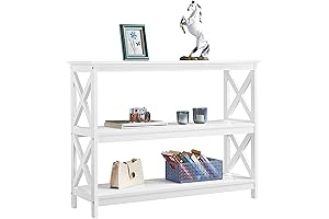 Yaheetech White Console/Sofa/Bookcase Table