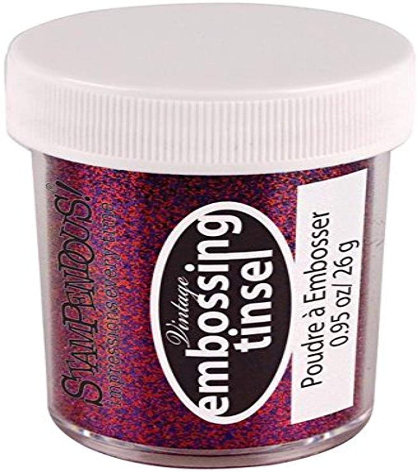 Vintage Tinsel Embossing Powder-plum