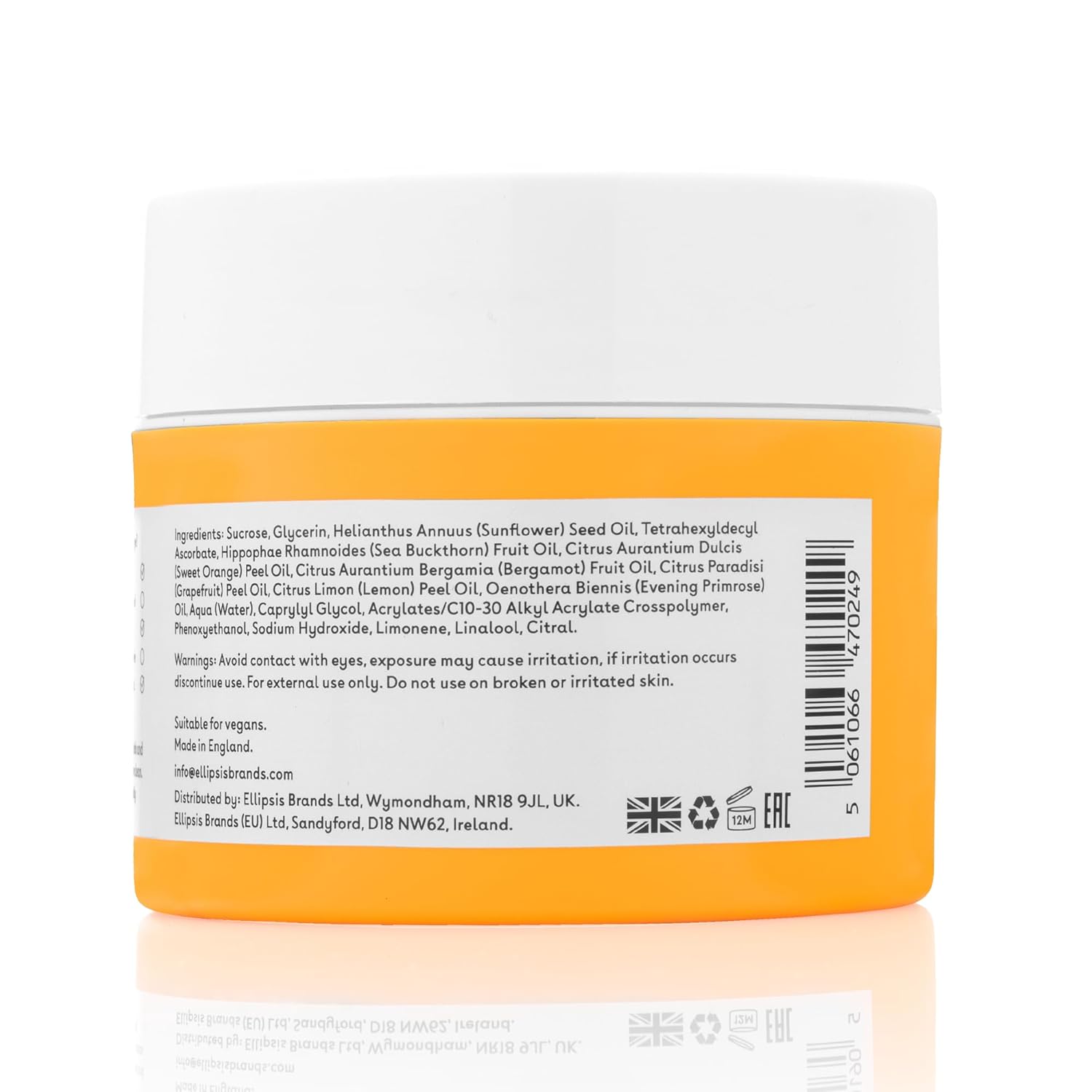 Q+A Vitamin C Body Scrub (200ml), Exfoliating Body Scrub, Brightening and Hydrating Sugar Scrub with Citrus Essential Oils, Vitamin C and Evening Primrose Oil - Image 8