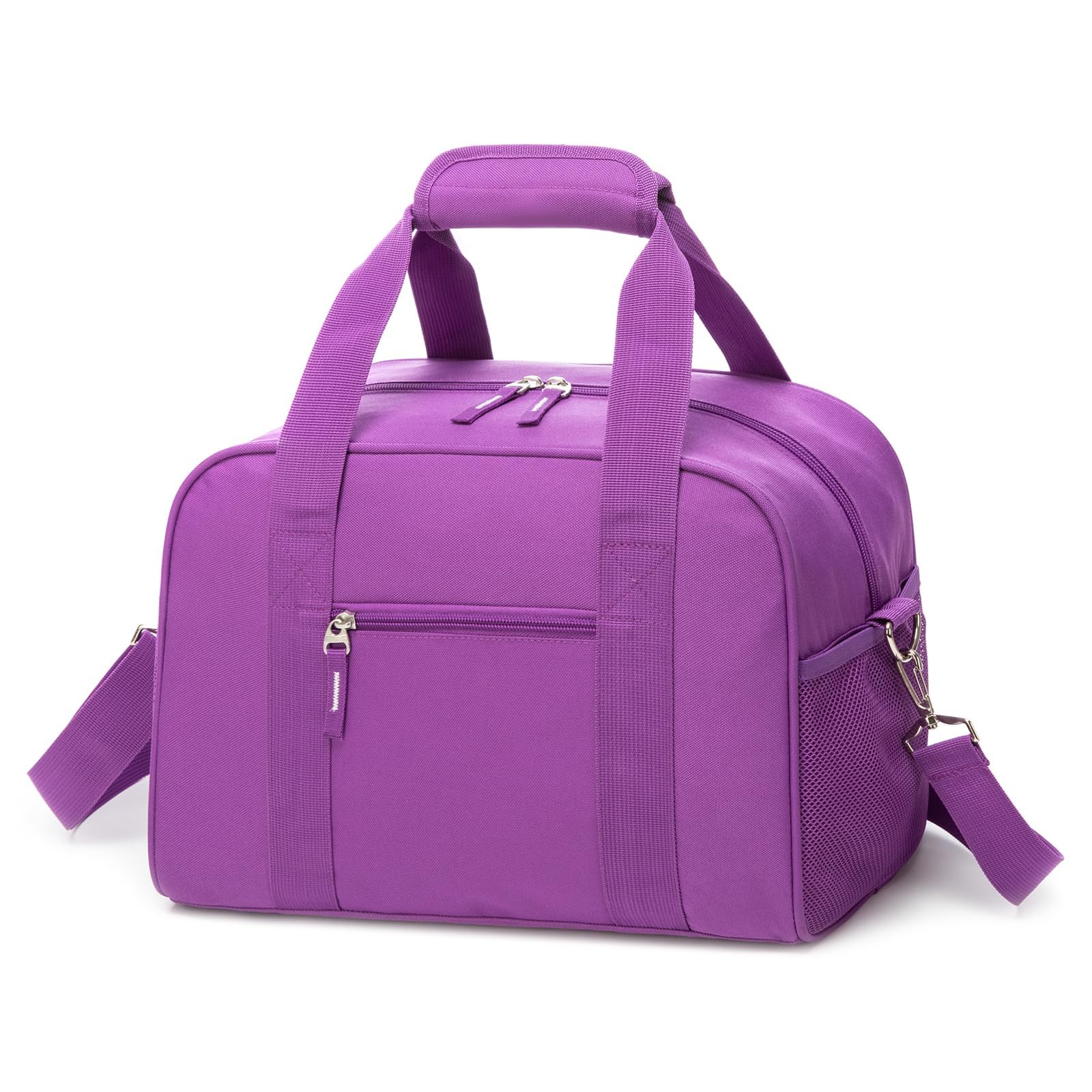 SeaRock 14 inch Small Gym Bag for Men & Women, Mini Duffle Bag for Travel Sports, Lightweight Carry On Duffel Bag, Purple, 14 Inch Basic Gym Bag, Basic Gym Bag