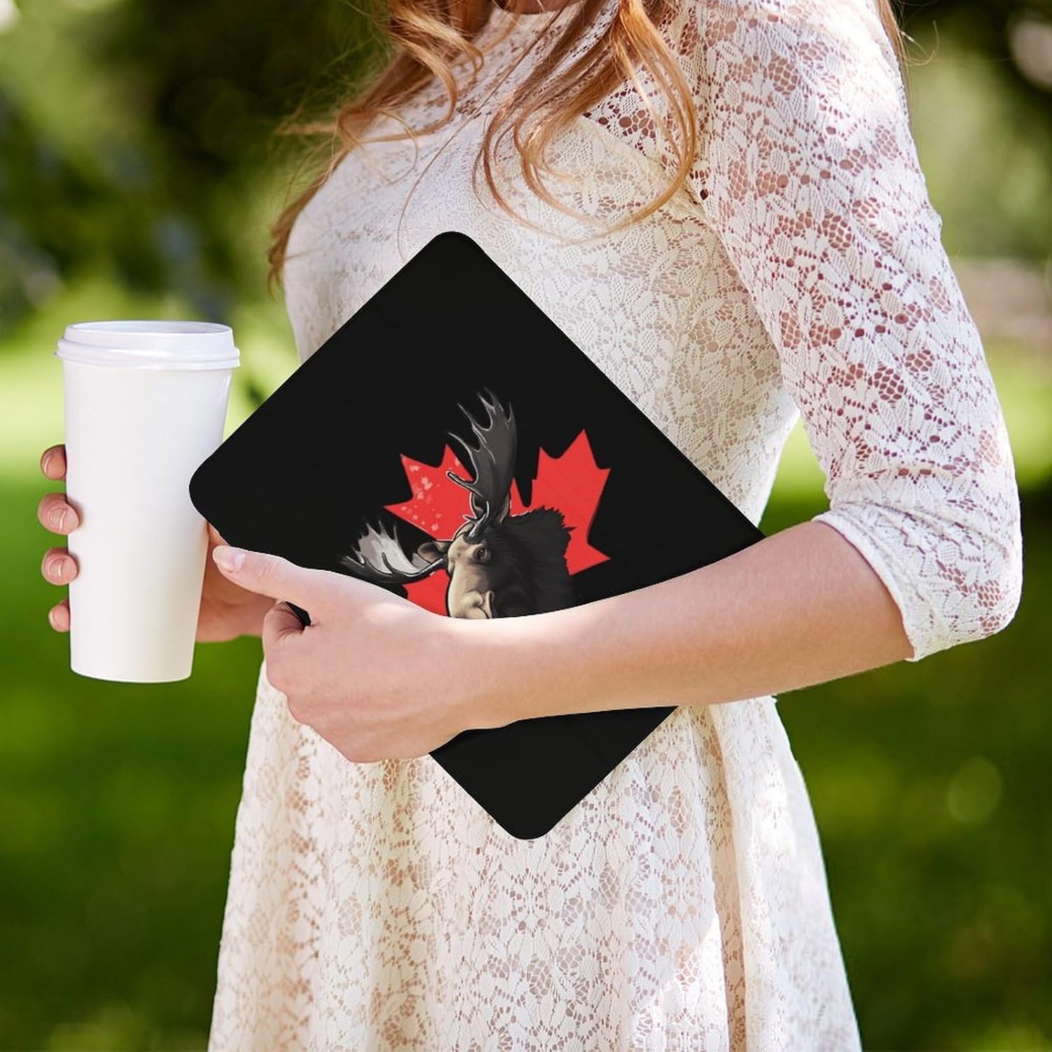 Moose with Canada Flag for IPad Pro/Air/2020/2021 Case image 4