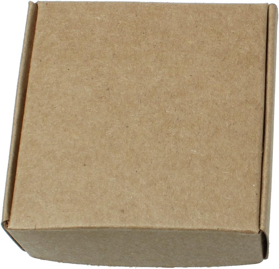 Small Kraft Brown Box, Boxes for Jewelry, Soap, Candy -