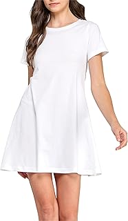 Women's GOTS Certified 100% Organic Cotton Solid Relaxed Fit Casual T Sh...