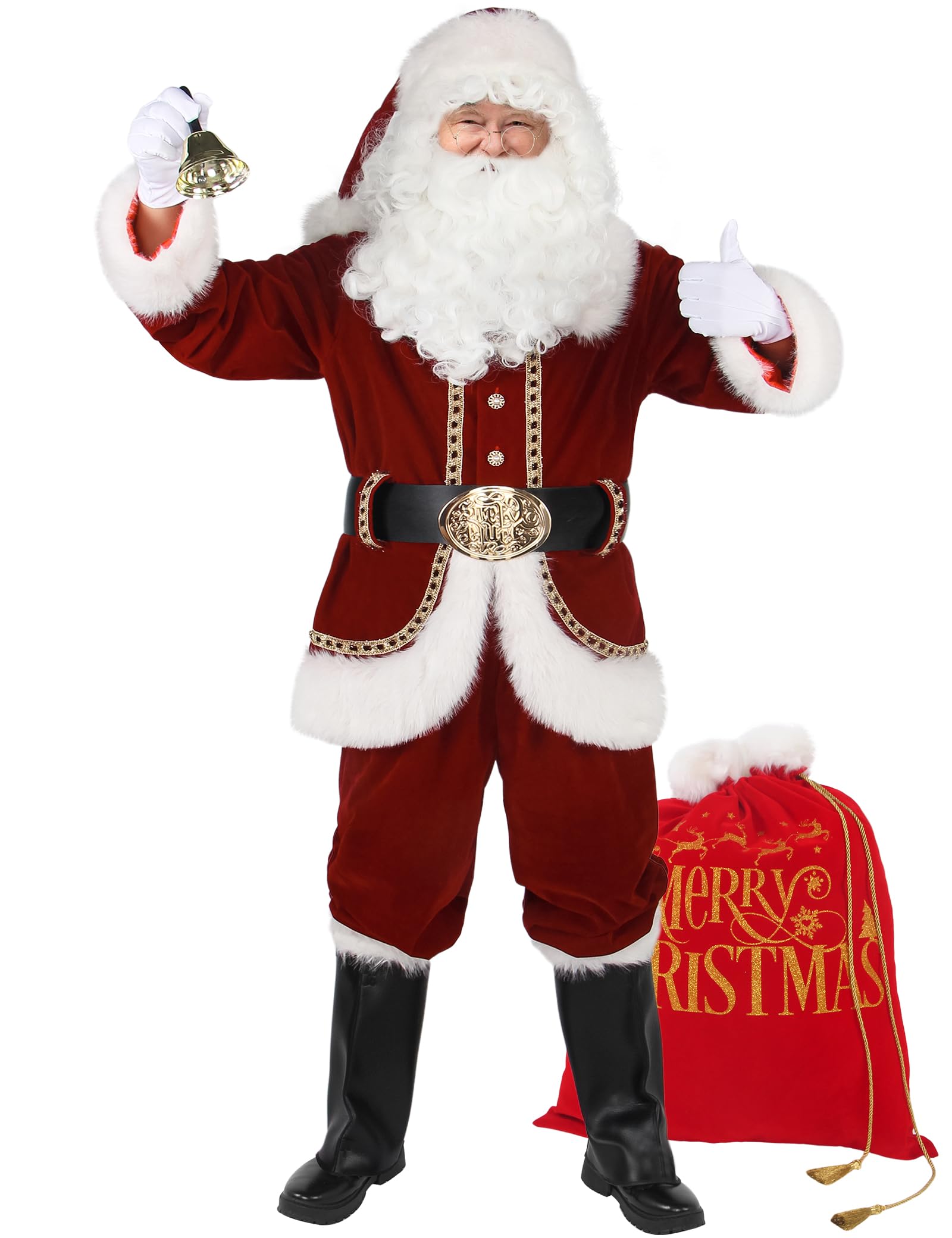 Funidelia Vestito Babbo Natale Professionale Vestiti Babbo Natale