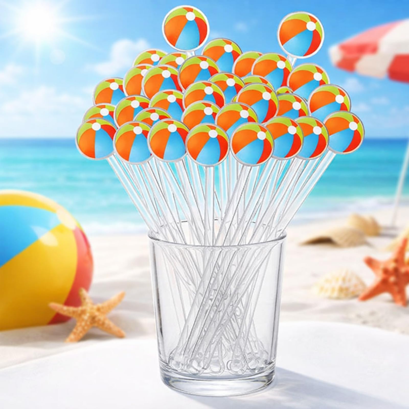 Mélangeurs à cocktail pour fêtes à la piscine et événements tropicaux Potchen 15 cm
