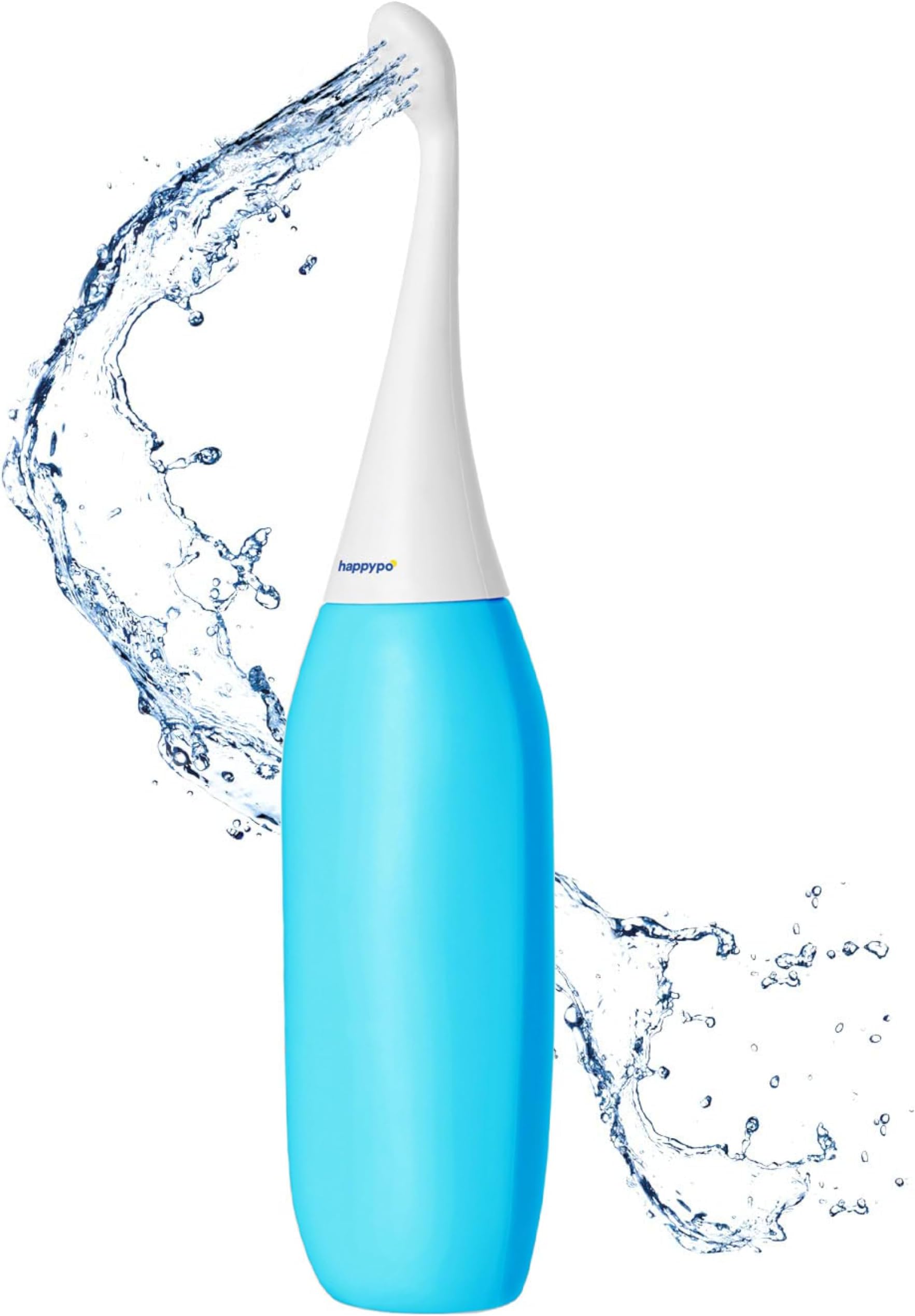 The Original HAPPYPO Portable Bidet Bottle with Cap and Travel Bag - Peri Bottle for Postpartum Care; Portable Toilet Water Spray for Women; Handheld Bidet Sprayer - Ideal Alternative to Wet Wipes