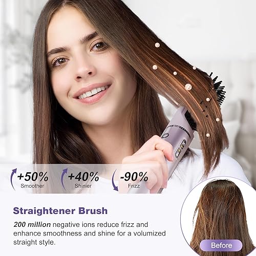 Miniatura 5 de 7MAGIC Hot Air Styler Wrap, cepillo de secador de pelo profesional 7 en 1 con rizadores de envoltura automática, secador de pelo de secado rápido,