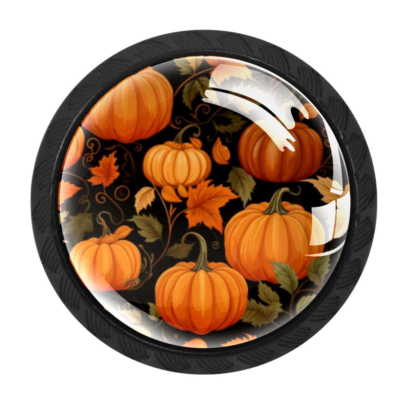 Chenzzzz Multicolored 19 4 Pack Thanksgiving Pumpkin Kitchen Cabinet Knobs Drawer Knobs Door Dresser Handles For Personalized Gifts Great For Any Occasion